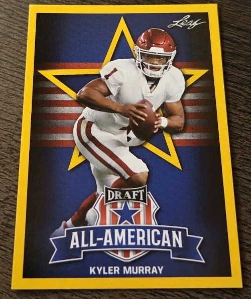 Kyler Murray Leaf Draft Kyler Murray #KM2 Gold