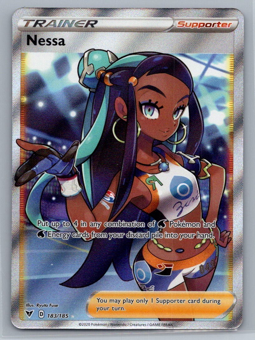 Nessa (Full Art) 183/185 Swsh04: Vivid Voltage Holo