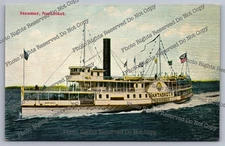 Vintage or Antique Postcard Steamer Nantasket ship boat