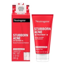 Neutrogena Stubborn Acne AM Face Treatment with 2.5% Micronized Benzoyl... 