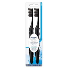Soft Charcoal Bristles Electric Toothbrush Gentle Cleaning 2 Pack Powered