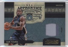 2009-10 Timeless Treasures NBA Apprentice Materials Prime 1/25 Sam Young #31 0o9