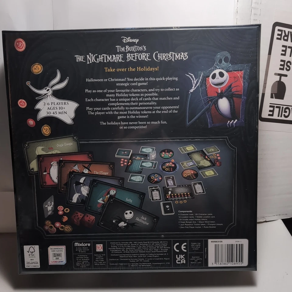 Disney Tim Burton's: Pesadilla antes de Navidad Juego Mixlore 2023 NUEVO PRECINTADO Foto 2 de 2