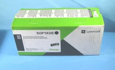 GENUINE LEXMARK EXTRA HIGH YIELD BLACK TONER CARTRIDGE - 50F1X0E - OPEN