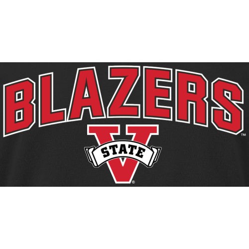Camiseta negra de manga larga Valdosta State Blazers Proud Mascot para mujer - Imagen 2 de 2