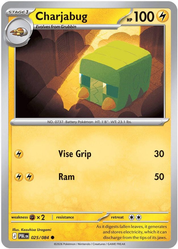 Pokemon Charjabug (25/126) Pitch Black NM