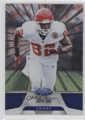 2011 Certified Platinum Blue 80/100 Dwayne Bowe #73 0o9