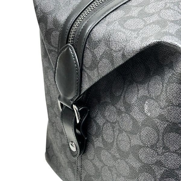 Coach Outlet CAR75 QBMI5 Trekker Bag 52 Signature Canvas Charcoal