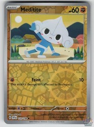 Meditite 110/198 Reverse Holo Scarlet & Violet Base Set