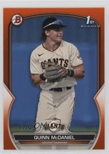 2023 Bowman Draft Orange 17/25 Quinn McDaniel #BD-136 i6j