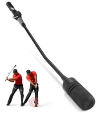 Golf Swing Trainer - Click Stick Golf Trainer for Golf Tempo Right Handed-Black
