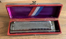VINTAGE HOHNER SUPER CHROMONICA 270 CHROMATIC HARMONICA KEY C ORIGINAL BOX