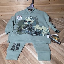 Jurassic World Rebirth Hoodie Pants Set Boys 12 Month Size NWT