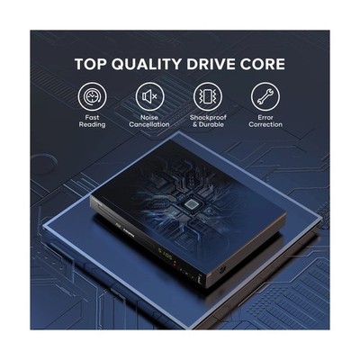 LONPOO Blu-ray and DVD Disc Player With 1080p Upscaling.full HD