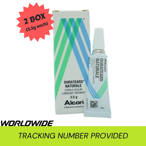 2x Alcon Duratears Eye Ointment 3.5g Dry Eye Night-Time Lubrication FREE TAX USA