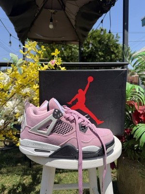 Jordan Air Jordan 4 Retro Shimmer W Orchid Men's Low Top Athletic Sneakers