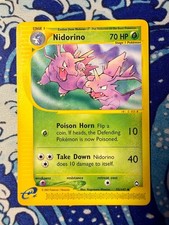Nidorino 55/147 Uncommon Aquapolis 2003 Pokemon Ereader Vintage Card