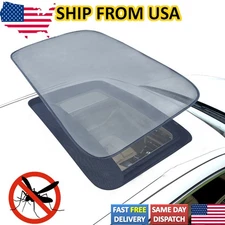 Car Cover Trip Awnings Bugs Mosquito Net Magnetic Moon Roof Mesh Sunroof Shade