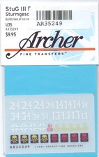 Archer 35249 - StuG III - B, C, D, E - 1:35