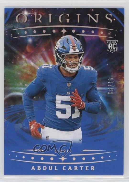 2025 Panini Origins Rookies Blue 47/99 Abdul Carter #112 Rookie RC 17ku