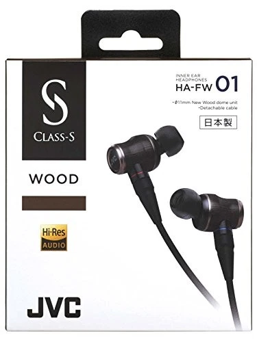 JVC HA-FW01 CLASS-S WOOD series canal type earphone HA-FW01 from japan - Image 4 of 4