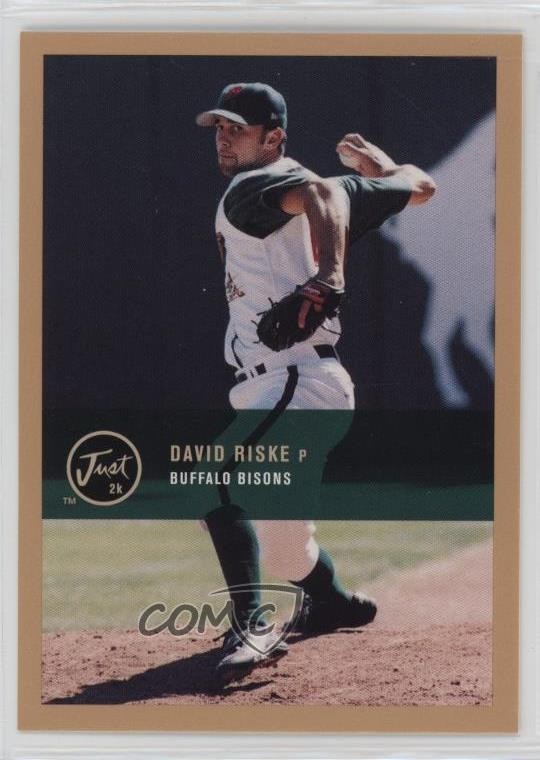 2000 Just Minors Just Imagine Gold David Riske #181 0q3