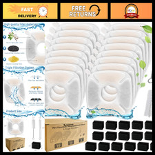 34 Pcs Cat Water Fountain Filters Replacement for 2.8L Automatic Pet Fountains
