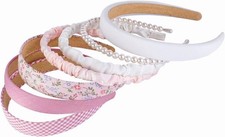 Fashion Headbands Set - Girls  Women Pearl Hairbands, Non-slip, Different