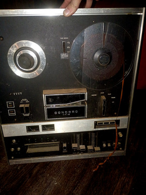 Concord MK-8 Reel-to-Reel and 8 track player - works