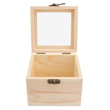 Decorative Storage Boxes With Lids Khaki Crafty Individual 1Set 4.7x4.7x3.2in