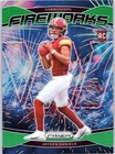 2024 Panini Prizm - Jayden Daniels #24 Fireworks Green Prizm (RC)