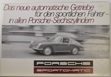 Porsche 911 Sportomatic Automatik Getriebe Prospekt von 1967 Modelle 1968