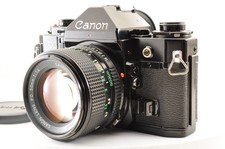 Canon A-1 Black 35mm SLR Film Camera /NFD 50mm F1.4 MF Lens Excellent 5  4170