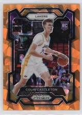 2023-24 Panini Prizm Orange Ice Prizm Colin Castleton #287 1d0h