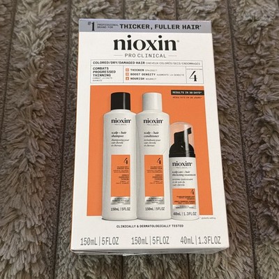 Nioxin Pro Clinical For Colored/Dry/Damaged Hair Set System 4 Nioxin