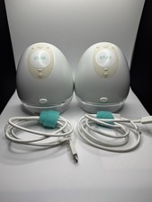 Elvie DOUBLE Breast Pump Model EP01 Celeste Wireless Rechargeable W/ Accessories