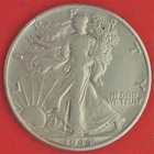 1944-D  WALKING LIBERTY HALF-DOLLAR (50¢) SILVER COIN / TARNISH ON OBVERSE  (25)