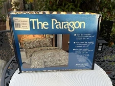 THE PARAGON Wild Cat Print Duvet Set Full / Queen Size Polyester Microfiber NOS