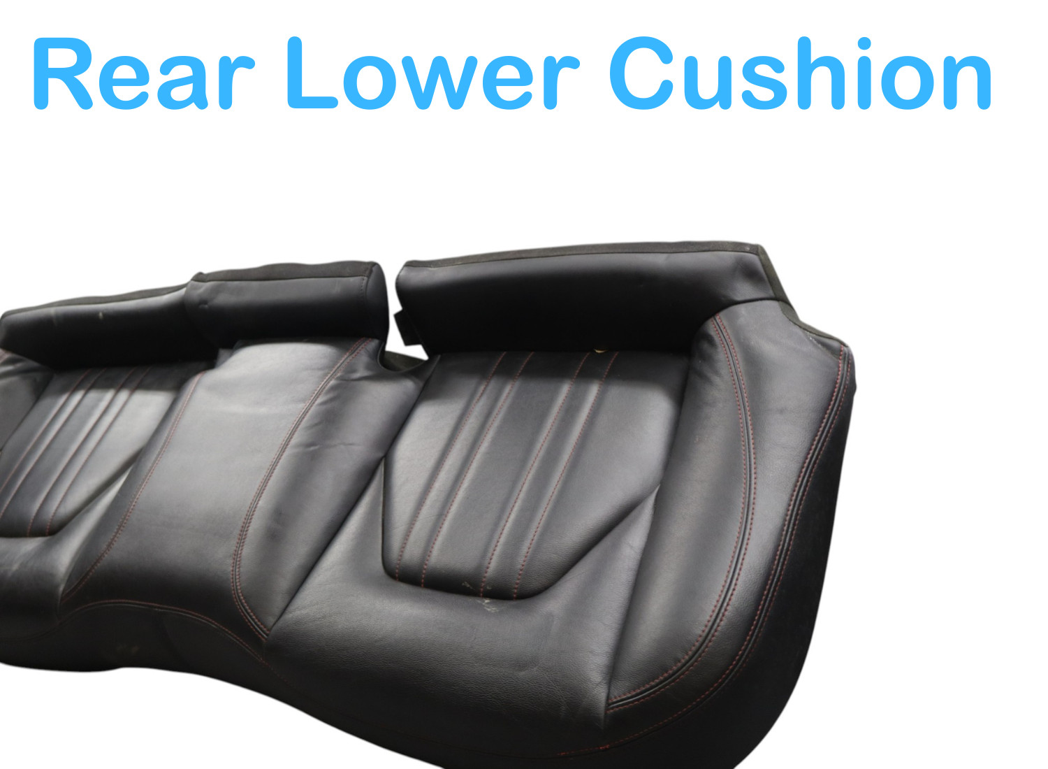 14-20 Maserati Ghibli Rear Seat Lower Bottom Cover Cushion Black Oem