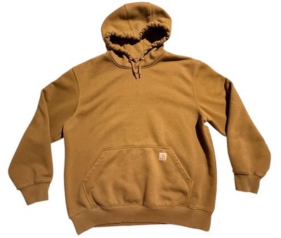 Men s Carhartt Rain Defender Loose Fit 100615 XL Sweatshirt Hoodie Brown
