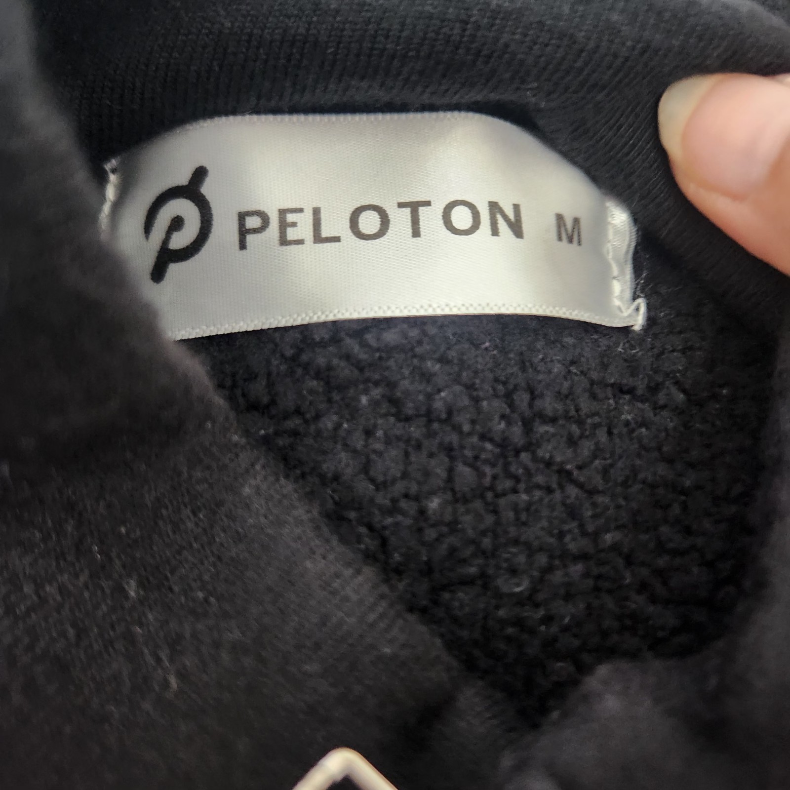Peloton Side Zip Mock Neck Pullover Sweatshirt Bl… - image 9