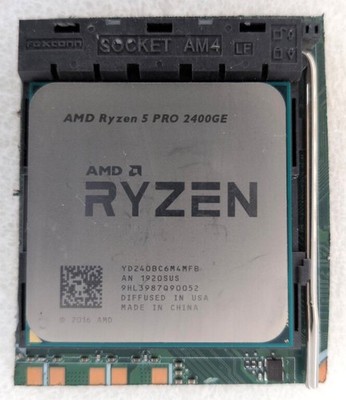 AMD Ryzen 5 PRO 2400GE 3.2GHz YD240BC6M4MFB | 4-Core 8-Thread Socket AM4