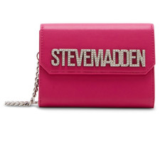 Steve Madden Bfenix Mini Crossbody Bag Pink Silver