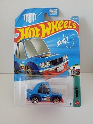 HOT WHEELS 2025 Mazda RX-3 Tooned 1/5 #142/250 Blue Mad Mike