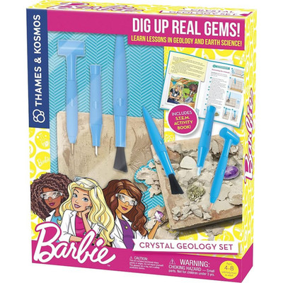 Barbie Thames & Kosmos Dig Up Real Gems, Make Dazzling Gemstone Rings, New Rare