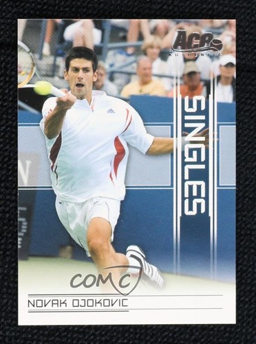 Novak Djokovic #SI-16 2007 Ace Authentic Straight Sets Singles card