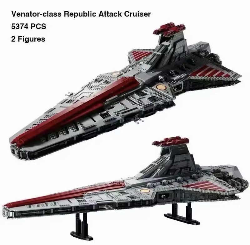 Star Wars UCS Venator-Class Republic Attack Cruiser MOC 75367 | 5374 pcs Replica