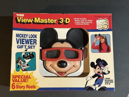 VINTAGE 1989 MICKEY MOUSE 3D VIEW-MASTER WORKS