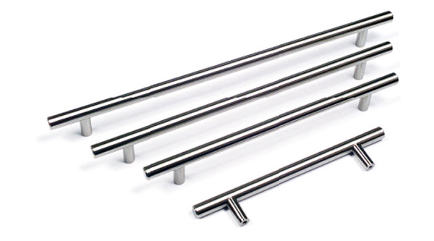 T Bar Handles Kitchen Door Handles 96mm to 640mm sizes of GTV