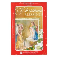 Boxed Christmas Cards Christmas Wishes (4 Asst) 12 cards/bx Pack of 6